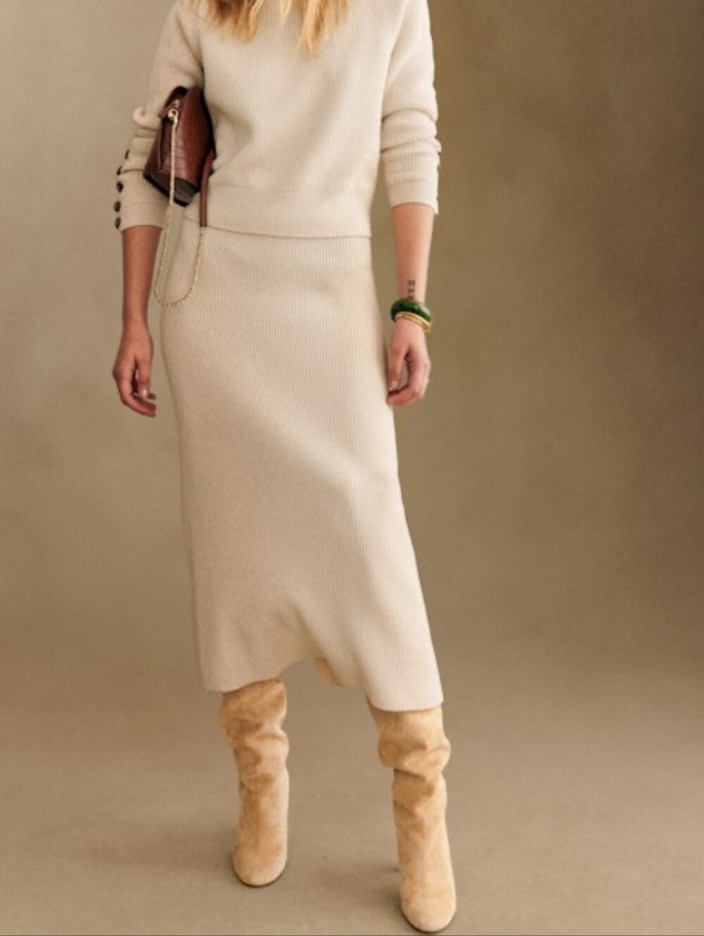 Naelle Sezane Midi Skirt